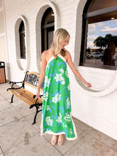 Load image into Gallery viewer, Tropical Moves Green Dress