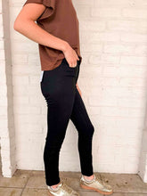 Load image into Gallery viewer, Top Fashion Black Skinny Denim Jean