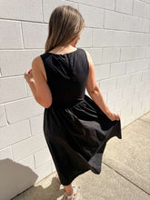 Load image into Gallery viewer, THML Down To The Best Black Dress
