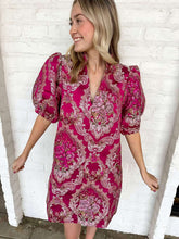 Load image into Gallery viewer, THML Floral Feels Pink Dress