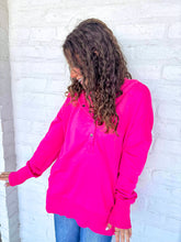 Load image into Gallery viewer, Basic Love Fuchsia Hoodie