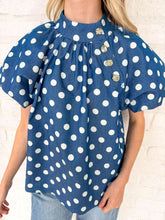 Load image into Gallery viewer, THML Headed That Way Polka Dot Top