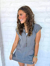 Load image into Gallery viewer, Where To Next Dark Gray Dress