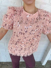 Load image into Gallery viewer, THML Celebrate Goodness Pink Top