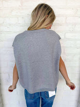 Load image into Gallery viewer, First To Know Grey Sweater Vest