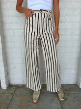 Load image into Gallery viewer, On The Stripe Side Black Pants