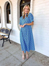 Load image into Gallery viewer, Bright Hope Midi Blue Dress