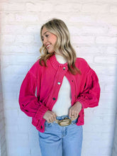 Load image into Gallery viewer, Love Me Vintage Fuschia Cardigan Top