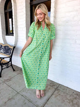 Load image into Gallery viewer, Bright Hope Midi Green Dress