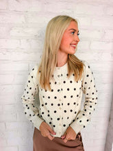 Load image into Gallery viewer, Poker Face Cream Sweater