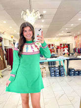 Load image into Gallery viewer, Queen Of Sparkles Green Multi Rainbow Nutcracker Dress