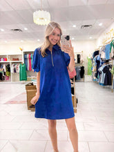 Load image into Gallery viewer, Prepare For Adventures Royal Blue Dress