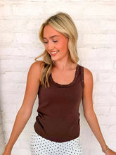 Load image into Gallery viewer, Such A Stud Brown Scoop Neck Tank