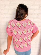 Load image into Gallery viewer, Flora Meadows Pink Top