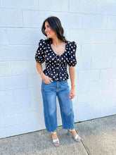 Load image into Gallery viewer, Rock On Polka Dot Top