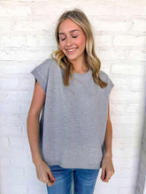 Load image into Gallery viewer, First To Know Grey Sweater Vest