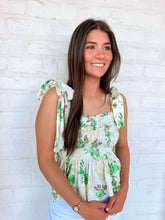 Load image into Gallery viewer, Great Gardens Green Top