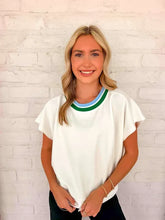Load image into Gallery viewer, Smooth Going White Shirt Sleeve Top