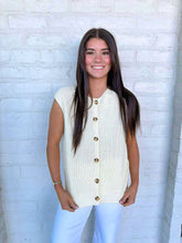 Load image into Gallery viewer, Refine Your Design Cream Top