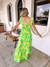 Load image into Gallery viewer, Tropics And All Green Dress