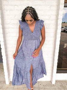Cali Dreams Denim Midi Dress