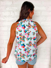 Load image into Gallery viewer, THML Lobster Art White Top
