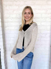 Load image into Gallery viewer, What I Am Cream Net Cardigan