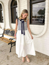 Load image into Gallery viewer, For The Record Navy Dress