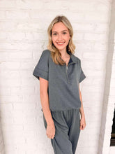Load image into Gallery viewer, Eyes On You Charcoal Pant Set