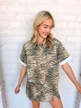 Load image into Gallery viewer, Outthink The Others Tiger Print Top