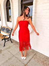 Load image into Gallery viewer, Reverse The Way Red Dress