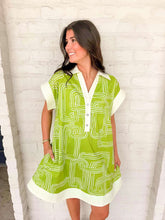 Load image into Gallery viewer, Days Of Wonder Chartreuse Dress