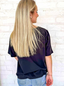 Soft And Comfy Black Top