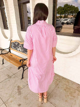Load image into Gallery viewer, Stripe Status Pink Dress