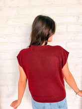 Load image into Gallery viewer, Rise Up Burgundy Top