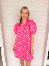 Load image into Gallery viewer, Elegant Gaze Hot Pink Dress