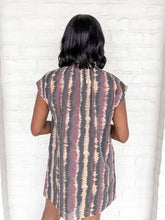 Load image into Gallery viewer, THML Welcome Back Tie Dye Button Dress