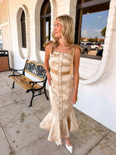 Load image into Gallery viewer, Light The Way Taupe Dress