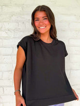 Load image into Gallery viewer, In A Daydream Black Scuba Top