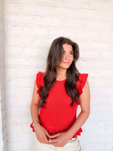 Load image into Gallery viewer, Chasing The Sun Red Top