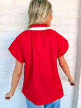 Load image into Gallery viewer, Tell Me Why Red Top