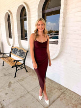 Load image into Gallery viewer, Forever More Brown Midi Dress