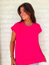 Load image into Gallery viewer, In A Daydream Hot Pink Scuba Top
