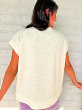 Load image into Gallery viewer, In A Daydream Heather Vanilla Scuba Top