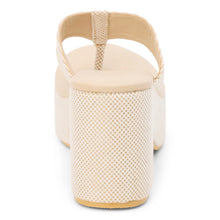 Load image into Gallery viewer, The Bonnie Natural Platform Sandal