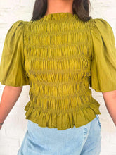 Load image into Gallery viewer, Rush To You Olive Top