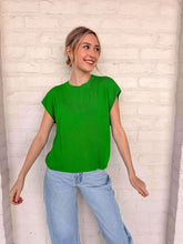 Load image into Gallery viewer, Ask Me Anything Green Top