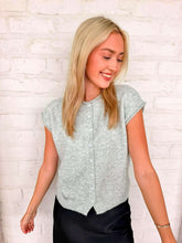Load image into Gallery viewer, Rise Up Heather Grey Top