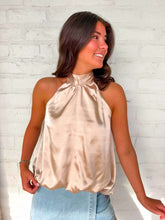 Load image into Gallery viewer, From The View Champagne Halter Top