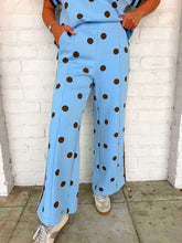 Load image into Gallery viewer, Polka Dot Fever Peri Blue Pant Set